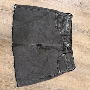 PLAYBOY Black Denim Skirt